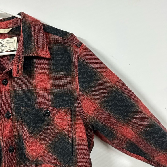 RGT Rogue Territory Shirt Mens XL Red Black Plaid Flannel Outdoors USA - Picture 5 of 8